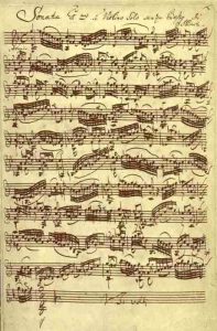 Bach, sonata per violino